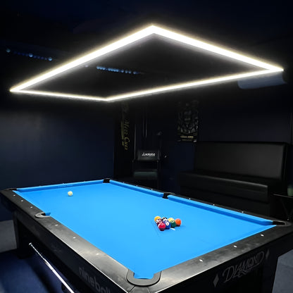 modern led pool table light - side
