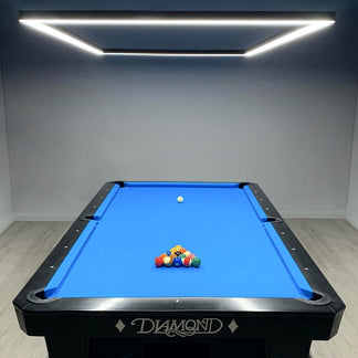 8FT Modern LED Pool Table Light | Perimeter Billiard Lights