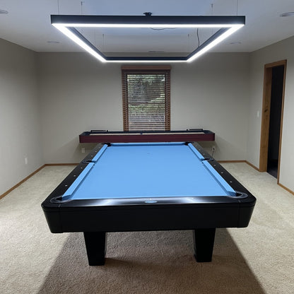 Perimeter LED table light for diamond pool table