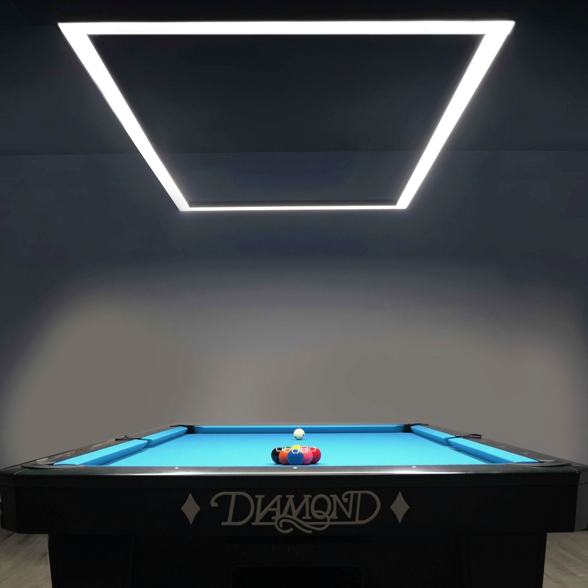 10FT Modern Snooker & Carom Table Lights | Perimeter Billiard Lights